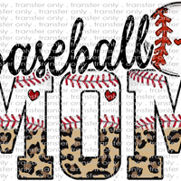 SPT 300 Baseball Mom Leopard White