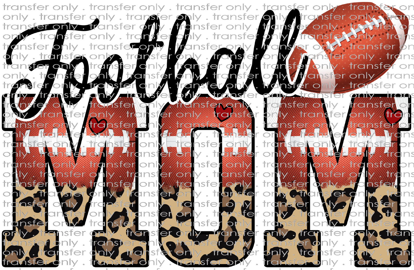 SPT 338 Football Mom Leopard