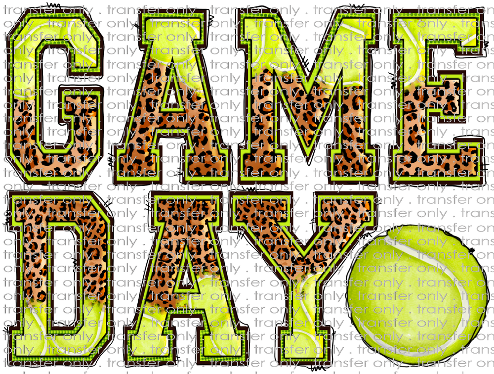 SPT 367 Game Day Leopard Tennis