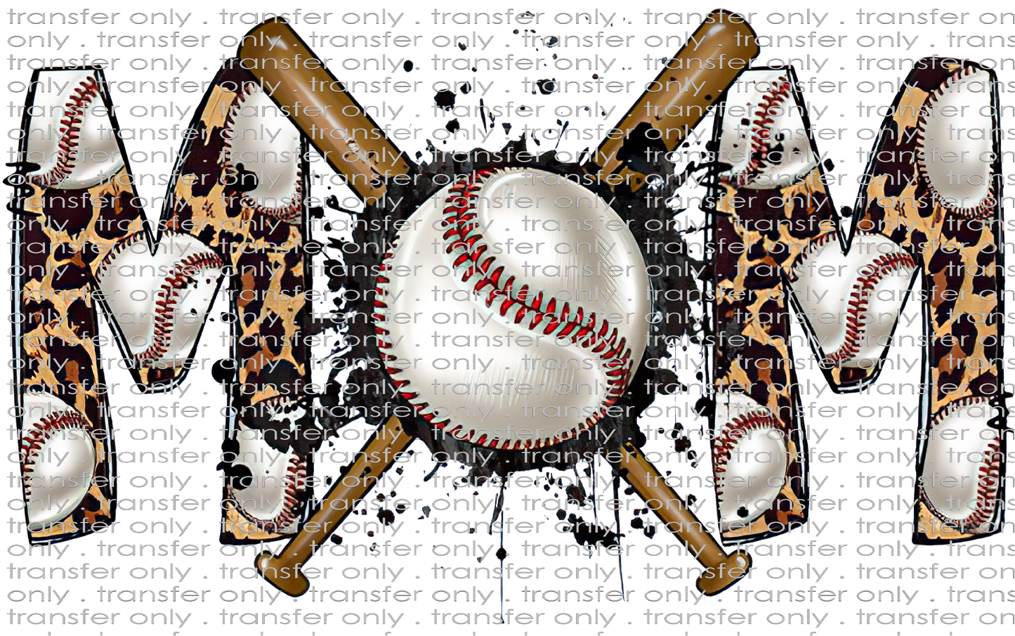 SPT 387 Baseball Mom Splatter