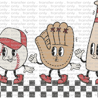 SPT 397 Baseball Characters Retro