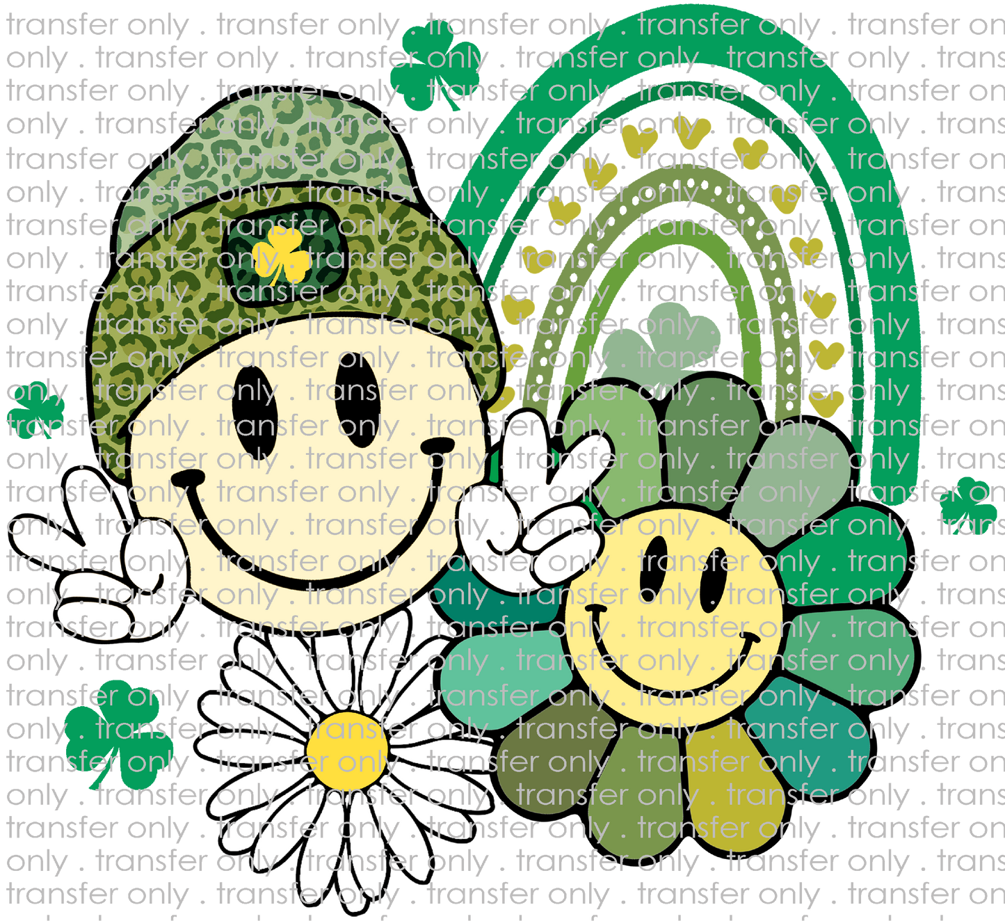 STP 108 St Patrick Retro Smiley with Hat