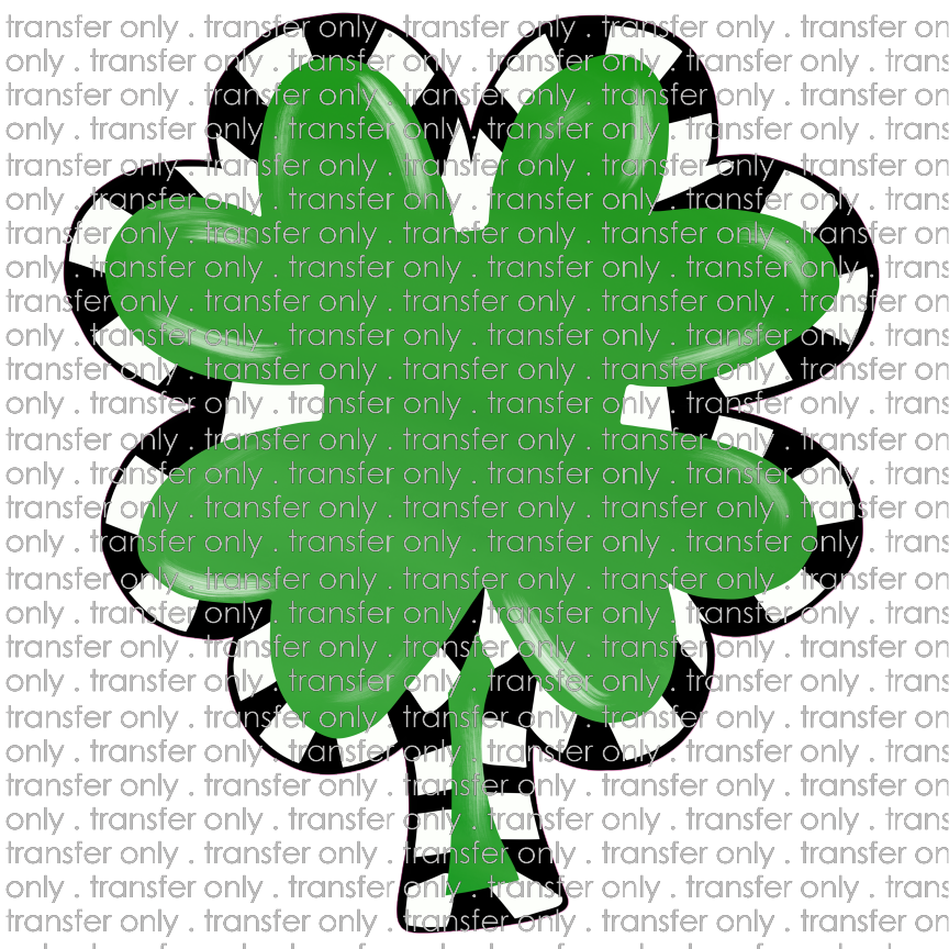 STP 23 four leaf clover drawing