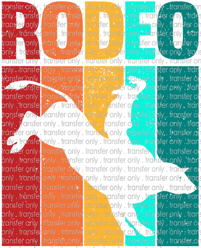 SW 87 Rodeo Bull Colorful