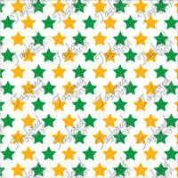 P-SPT-43 Sports Gold and Green Stars