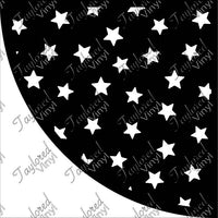 Stars Acrylic Bleach Sleeve Stencil