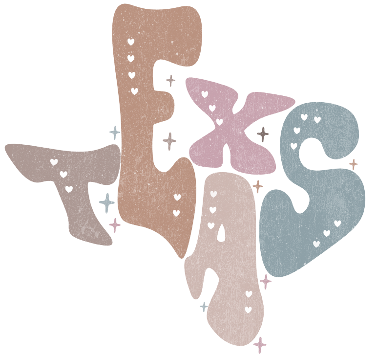 TX 100 Texas Map
