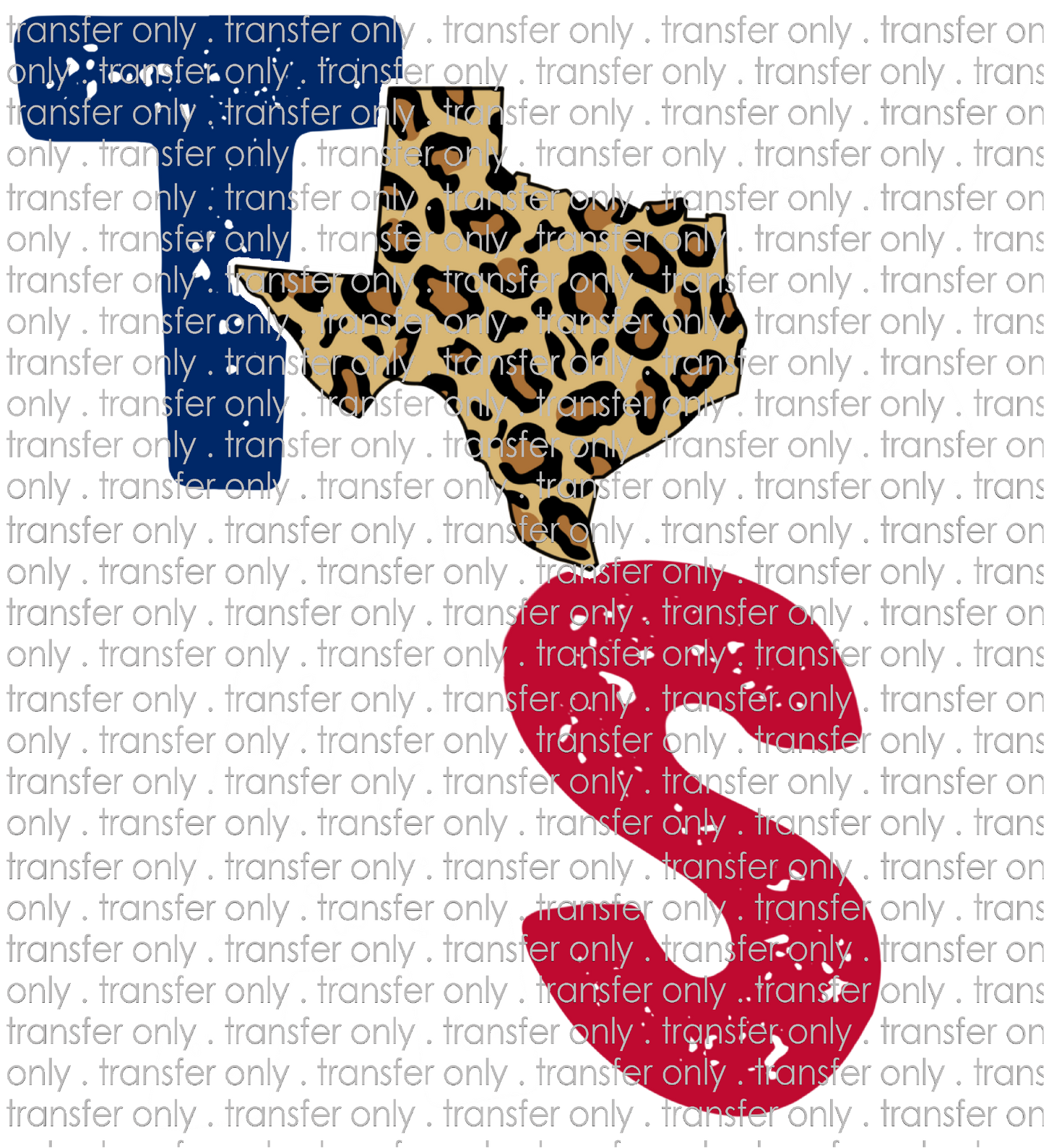 TX 119 Texas Leopard Shape