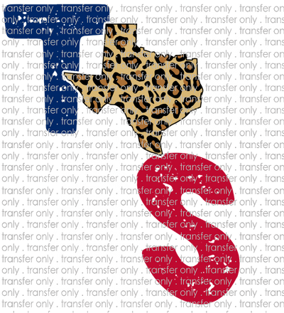 TX 119 Texas Leopard Shape