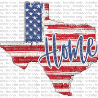 TX 19 Texas American Flag Home