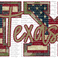 TX 36 Texas Camo American Flag