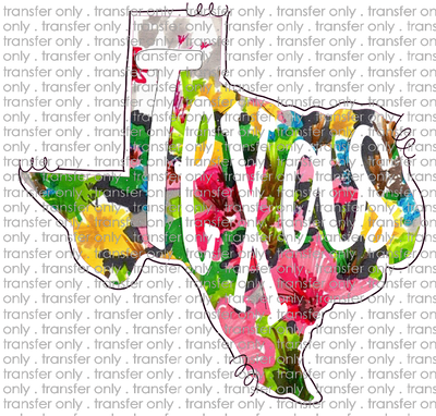 TX 75 Texas Floral Pattern