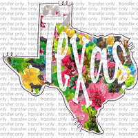 TX 75 Texas Floral Pattern