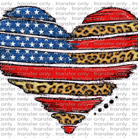USA 125 American Leopard Heart