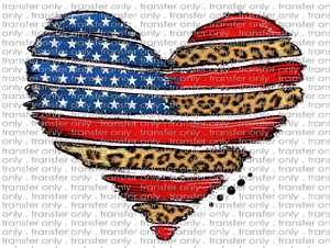 USA 125 American Leopard Heart