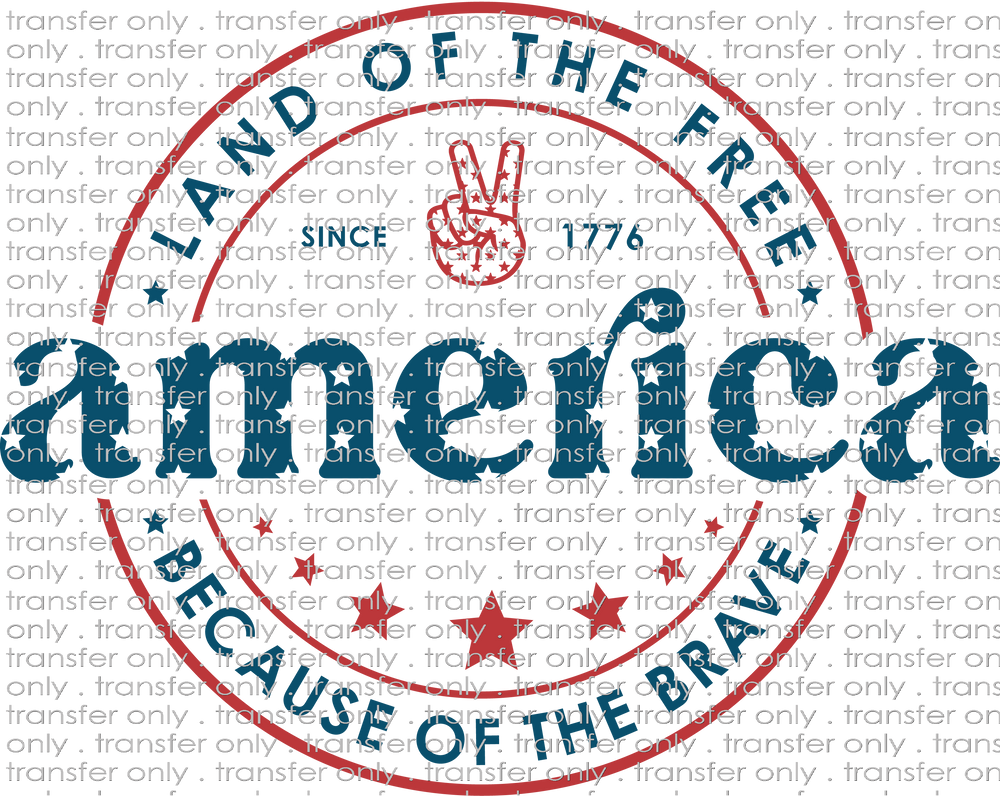 USA 179 Land of the Free Taylored Vinyl