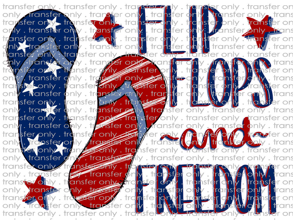 USA 21 Freedom Flip Flops