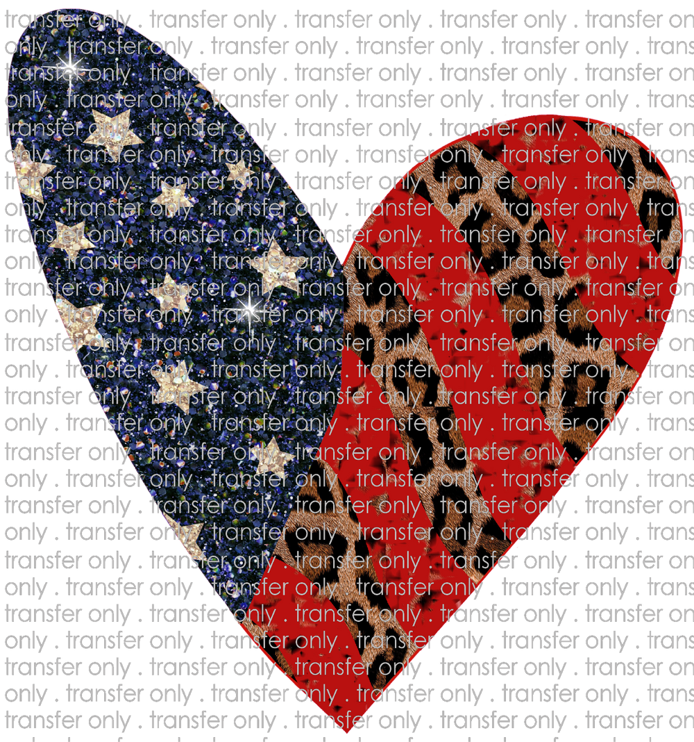 USA 34 Patriotic Heart