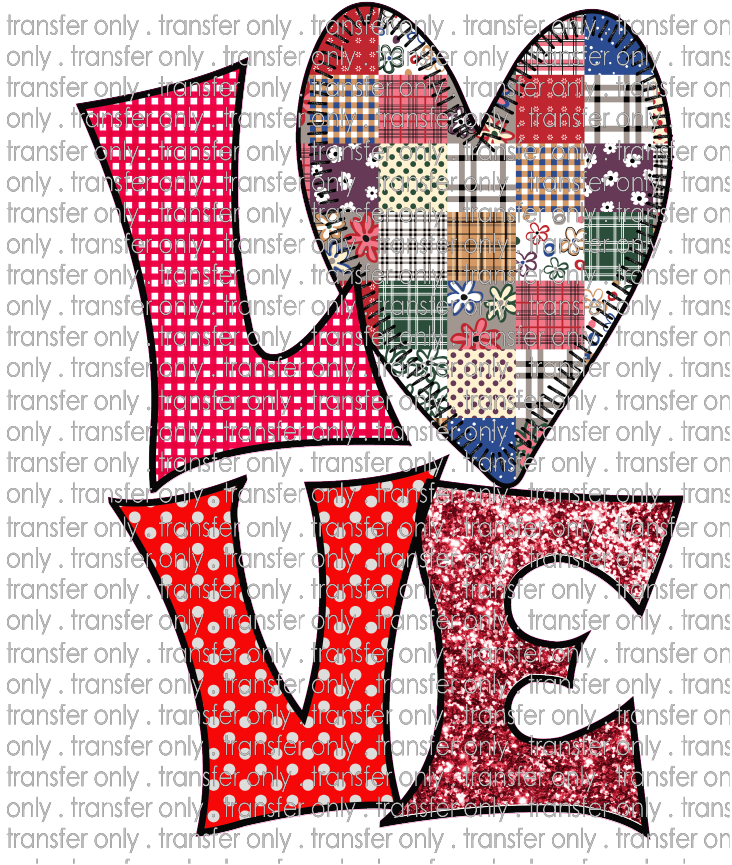 VAL 88 Love Plaid Heart