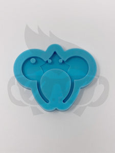 Evil Queen Mouse Headband Keychain Silicone Mold