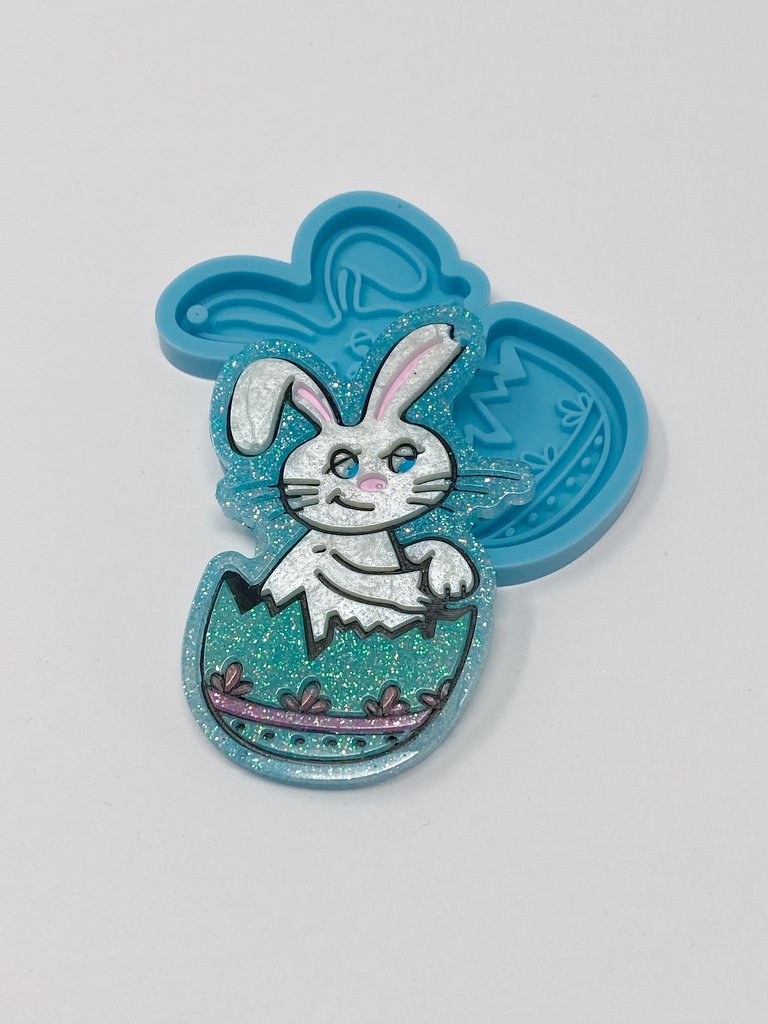 Some Bunny Loves You Keychain Silicone Mold