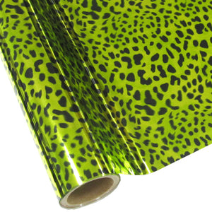 Leopard Green - Textile Foil