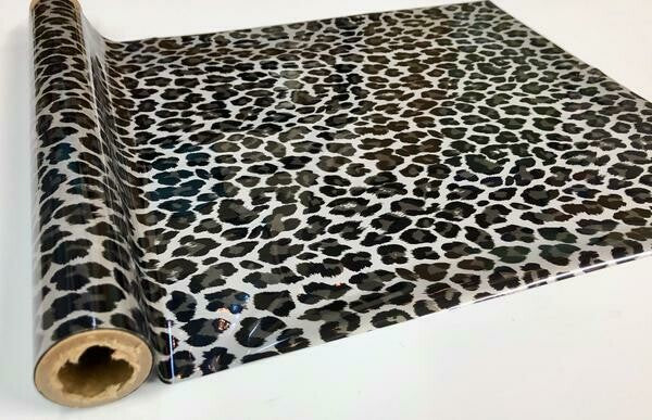 Wild Leopard Spots Large - Silver Foil APS