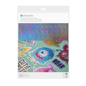 Silhouette Sticker Paper Holographic Dot