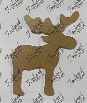 Ornament Moose Acrylic Blank