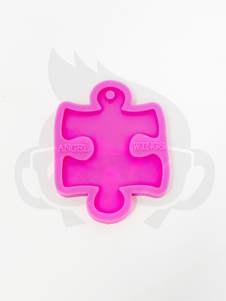 Puzzle Pieces Keychain Silicone Mold