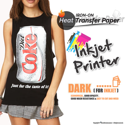 Textile Print- Inkjet- Dark Colors Pack of 5